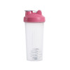 Large Protein Shaker Cups Clear Pink
